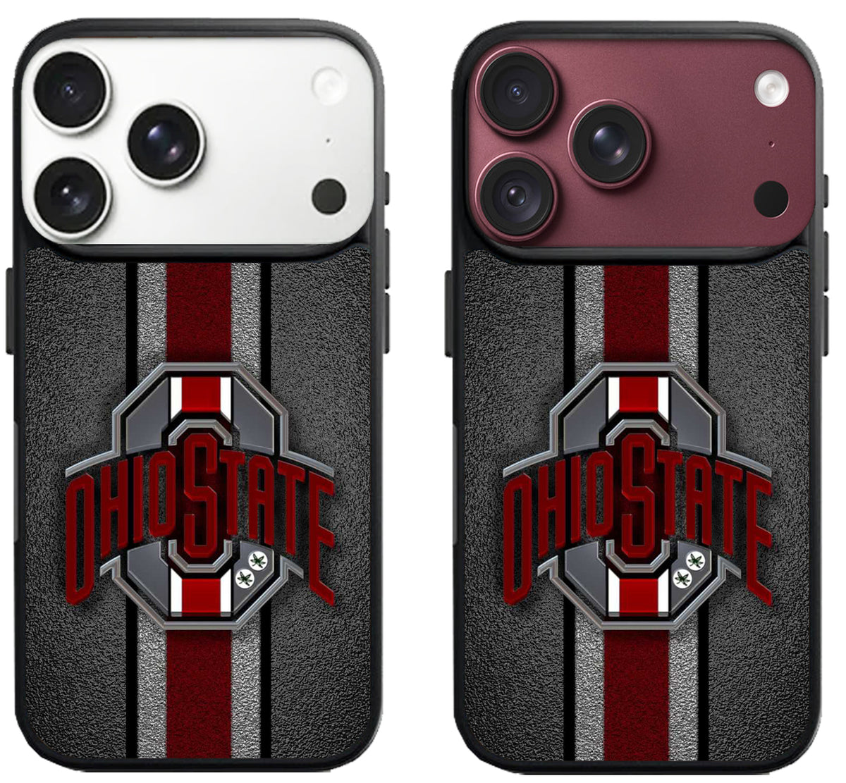 Ohio State Buckeyes Striped iPhone 18 Pro | 18 Pro Max Case