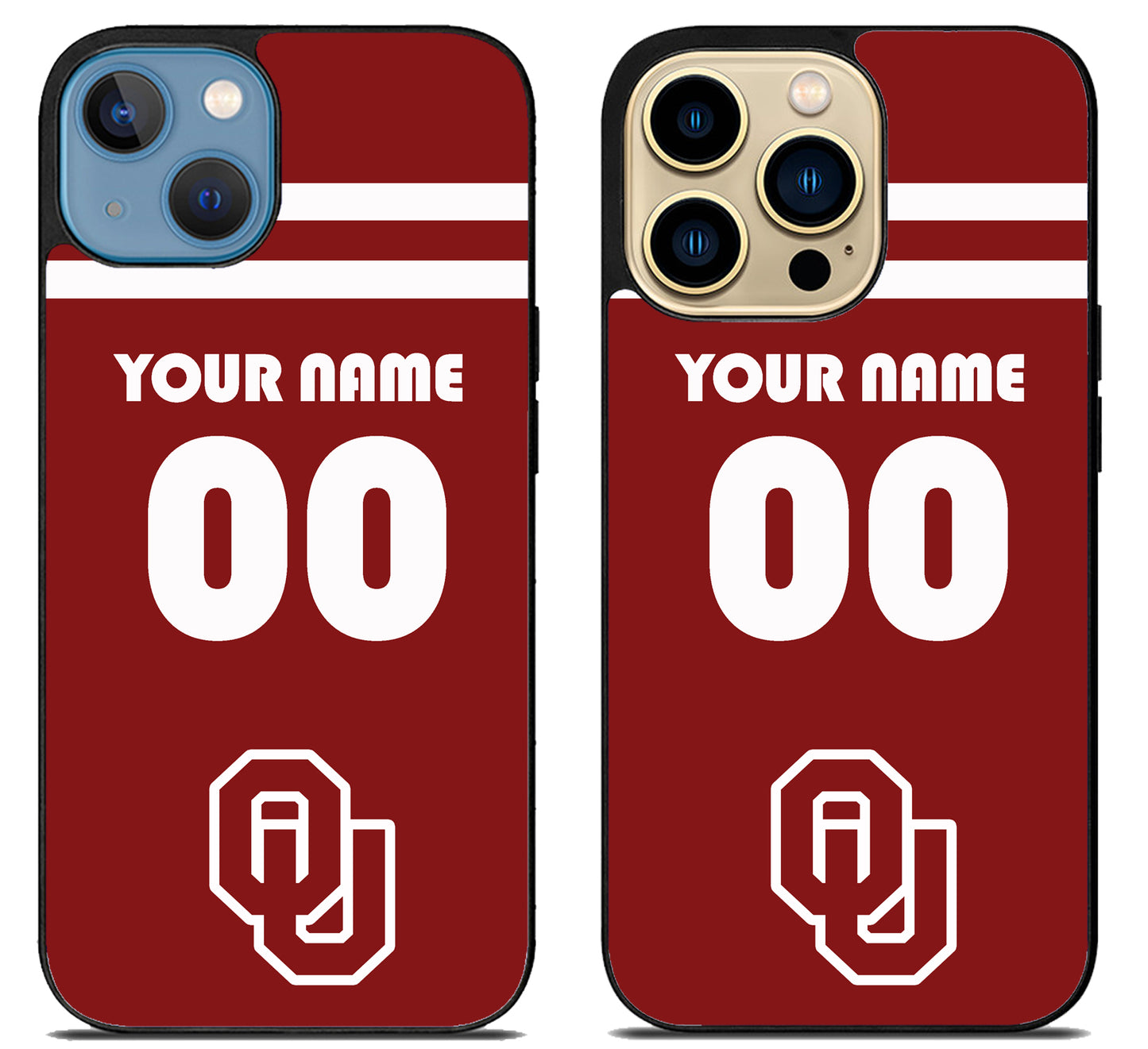 Custom Personalized Oklahoma Sooners iPhone 14 | 14 Plus | 14 Pro | 14 Pro Max Case