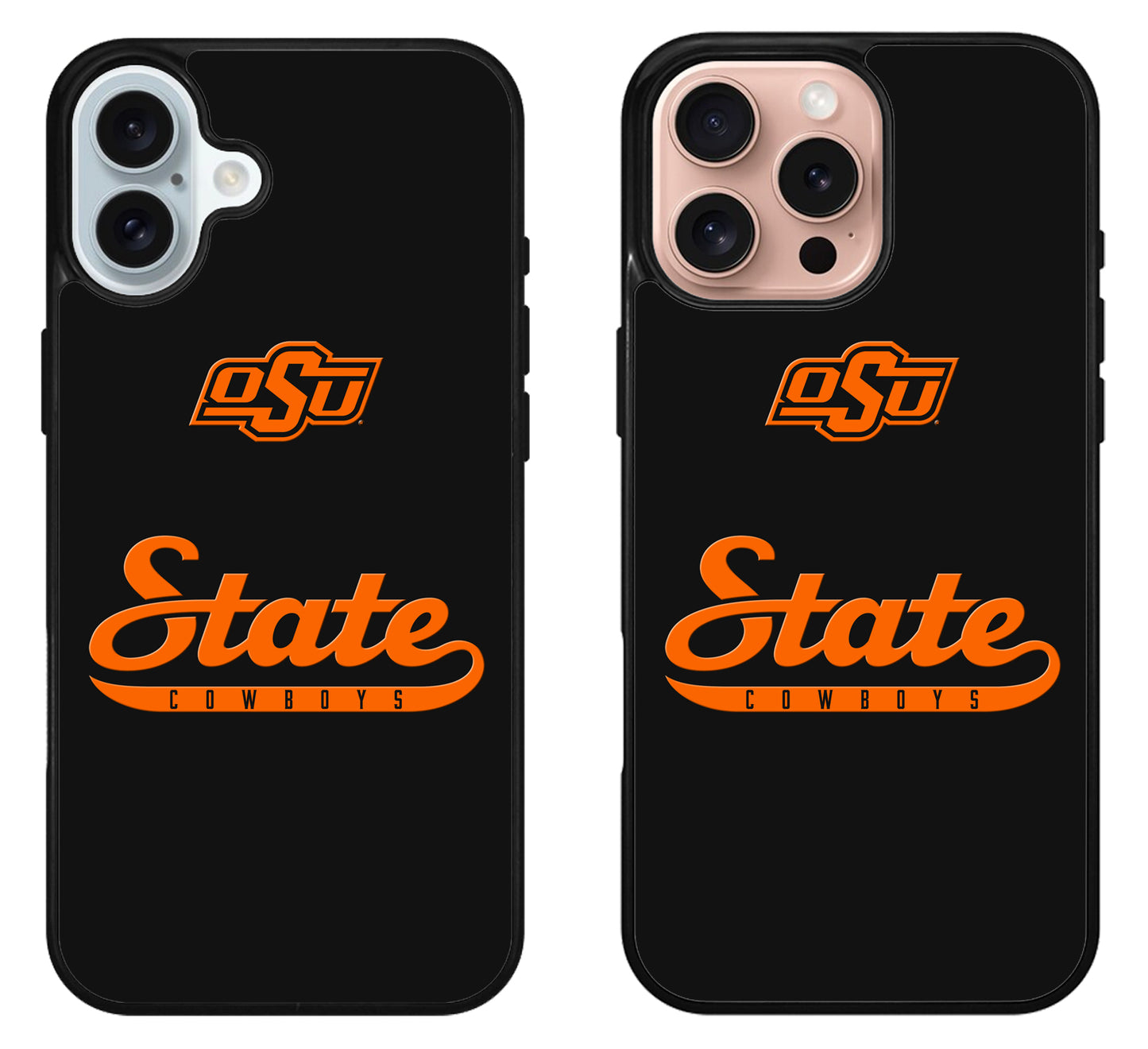 Oklahoma State Cowboys Black iPhone 16 | 16 Plus | 16 Pro | 16 Pro Max Case