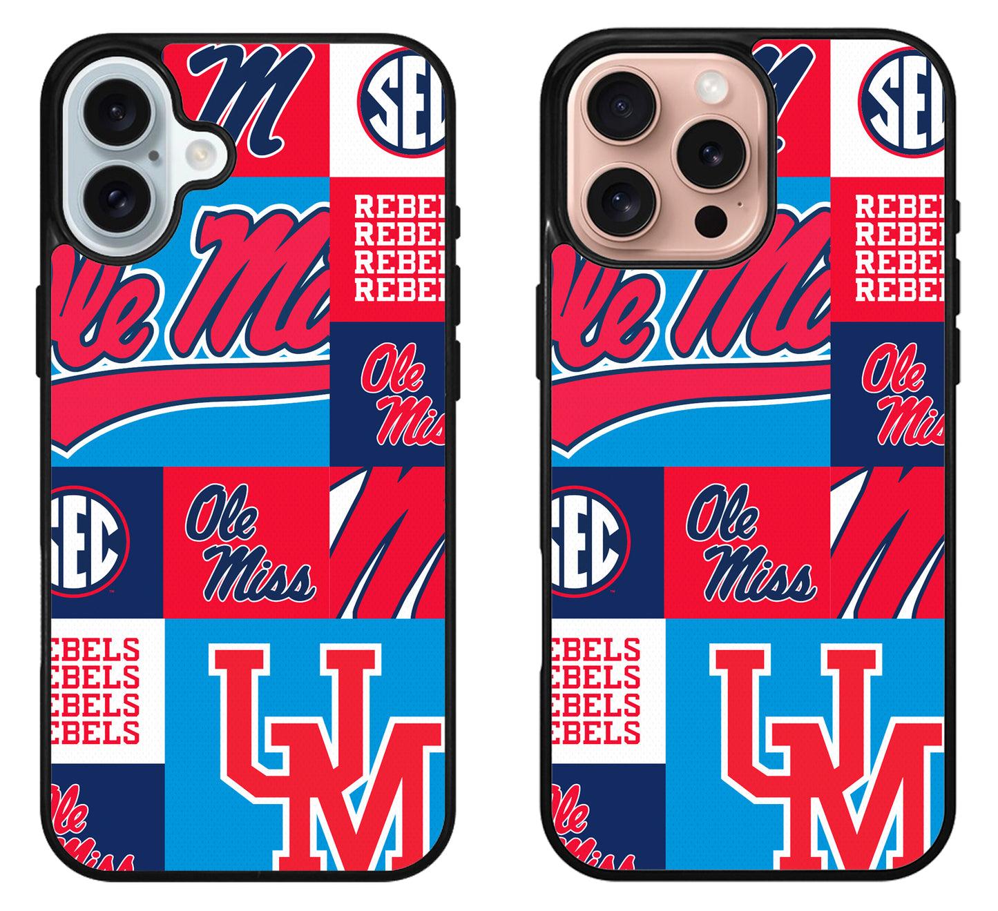 Ole Miss Rebels Collage iPhone 16 | 16 Plus | 16 Pro | 16 Pro Max Case