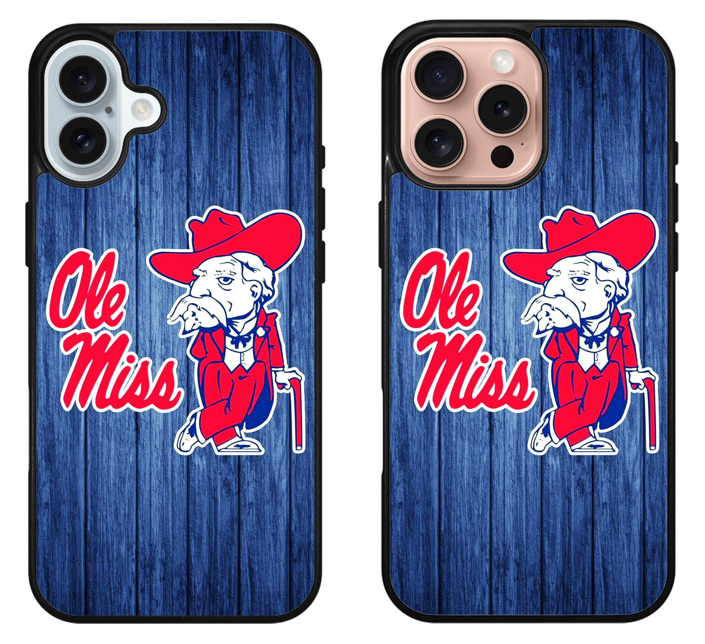 Ole Miss Rebels Custom iPhone 16 | 16 Plus | 16 Pro | 16 Pro Max Case