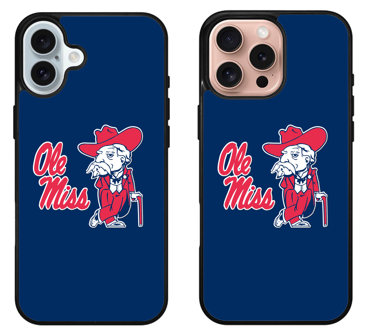 Ole Miss Rebels Logo iPhone 16 | 16 Plus | 16 Pro | 16 Pro Max Case
