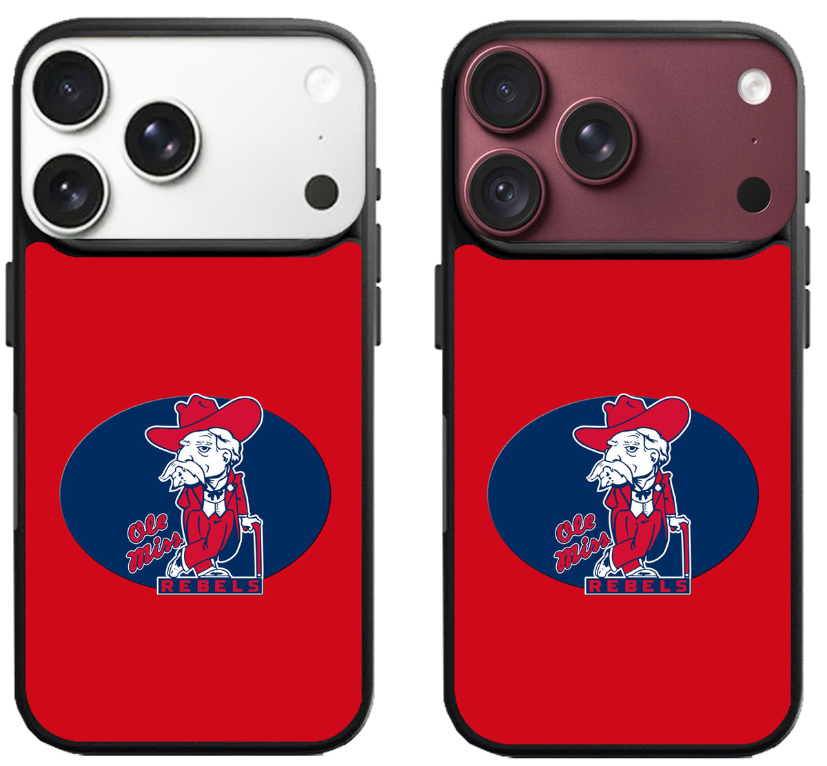 Ole Miss Rebels Red iPhone 18 Pro | 18 Pro Max Case