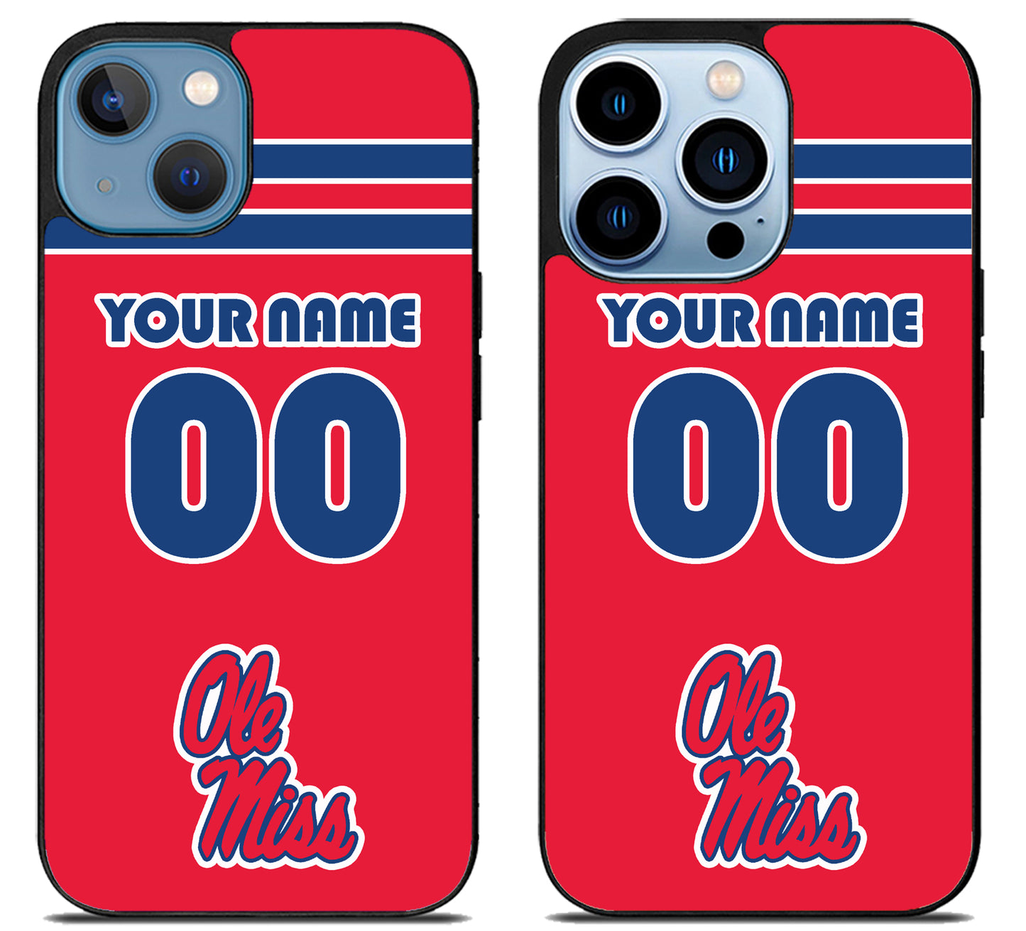 Custom Personalized Ole Miss Rebels iPhone 13 | 13 Mini | 13 Pro | 13 Pro Max Case