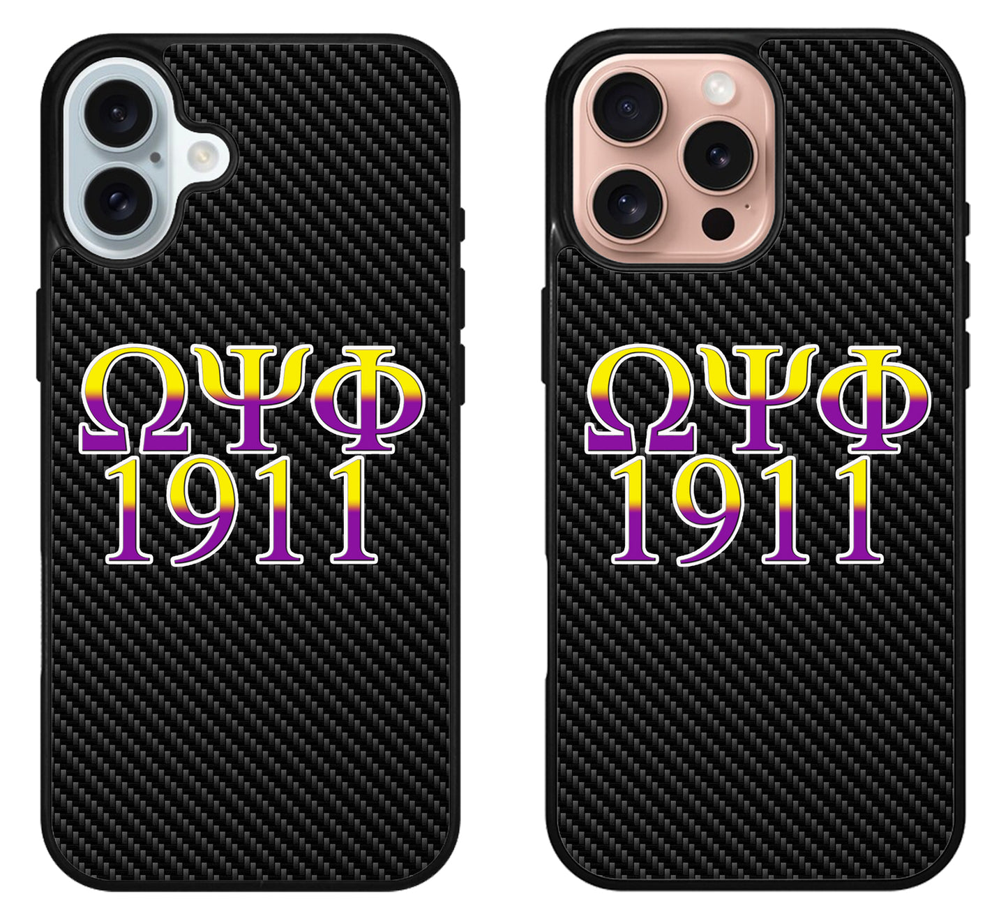 Omega Psi Phi Carbon iPhone 16 | 16 Plus | 16 Pro | 16 Pro Max Case