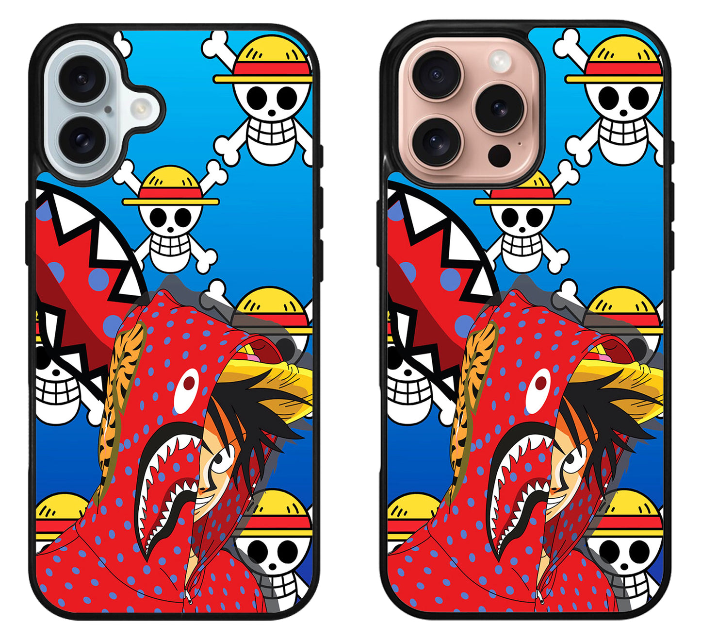 One Piece Luffy Bape iPhone 16 | 16 Plus | 16 Pro | 16 Pro Max Case