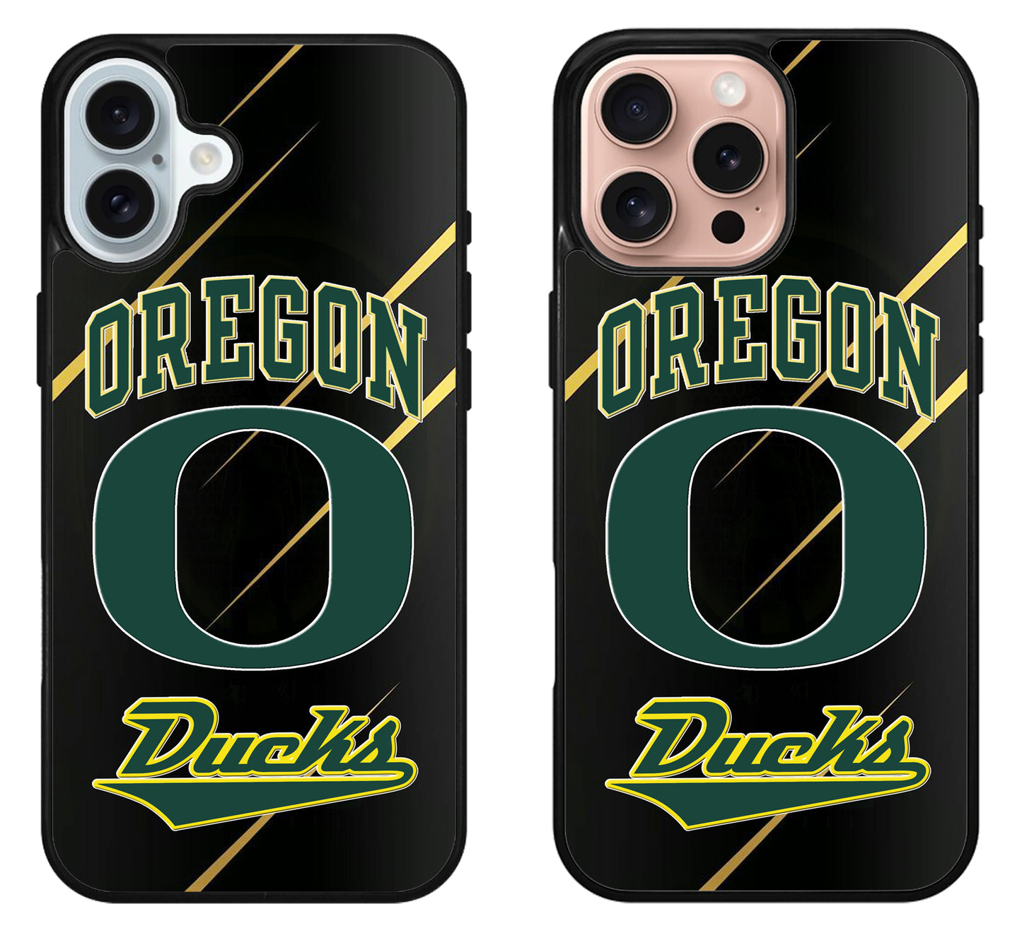 Oregon Ducks Black iPhone 16 | 16 Plus | 16 Pro | 16 Pro Max Case