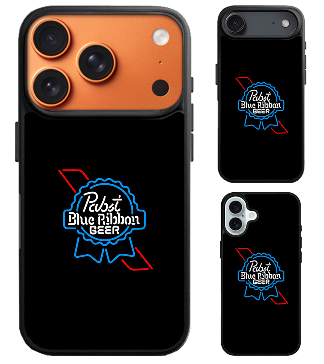 Pabst Blue Ribbon Logo iPhone Air | iPhone 17 | 17 Pro | 17 Pro Max Case