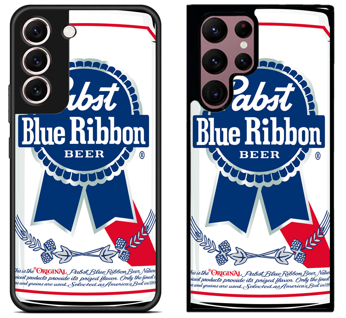 Pabst Blue Ribbon White Samsung Galaxy S22 | S22+ | S22 Ultra Case