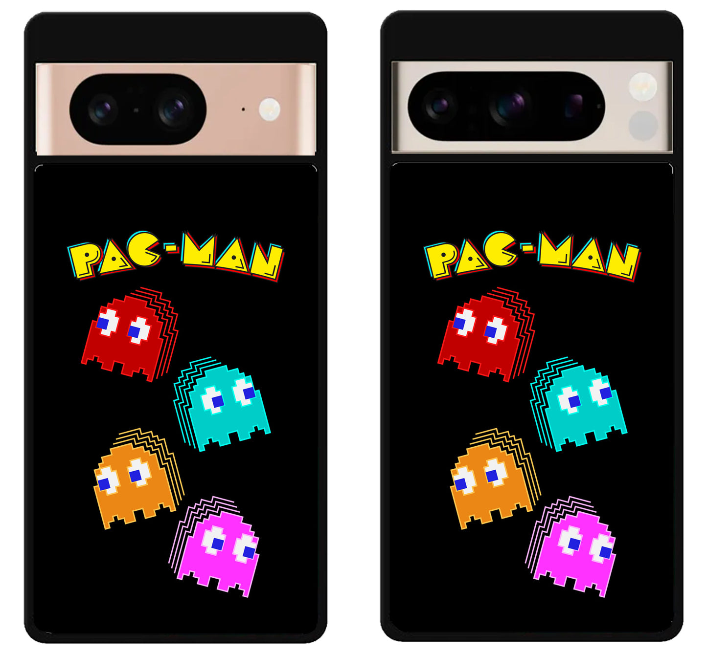 Pac Man Ghost Black Google Pixel 8 | 8 Pro Case