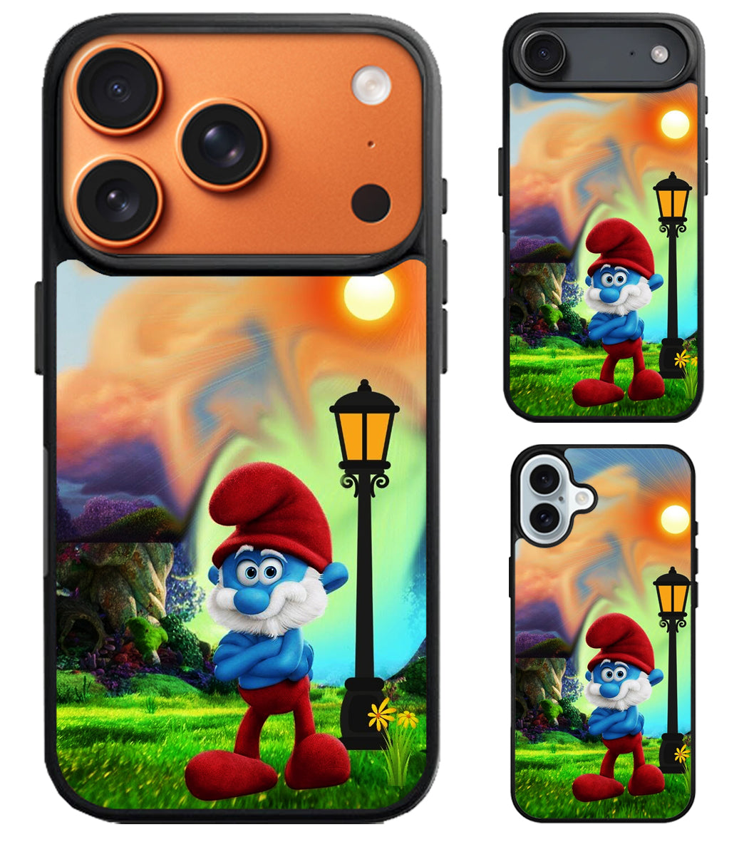 Papa Smurf iPhone Air | iPhone 17 | 17 Pro | 17 Pro Max Case