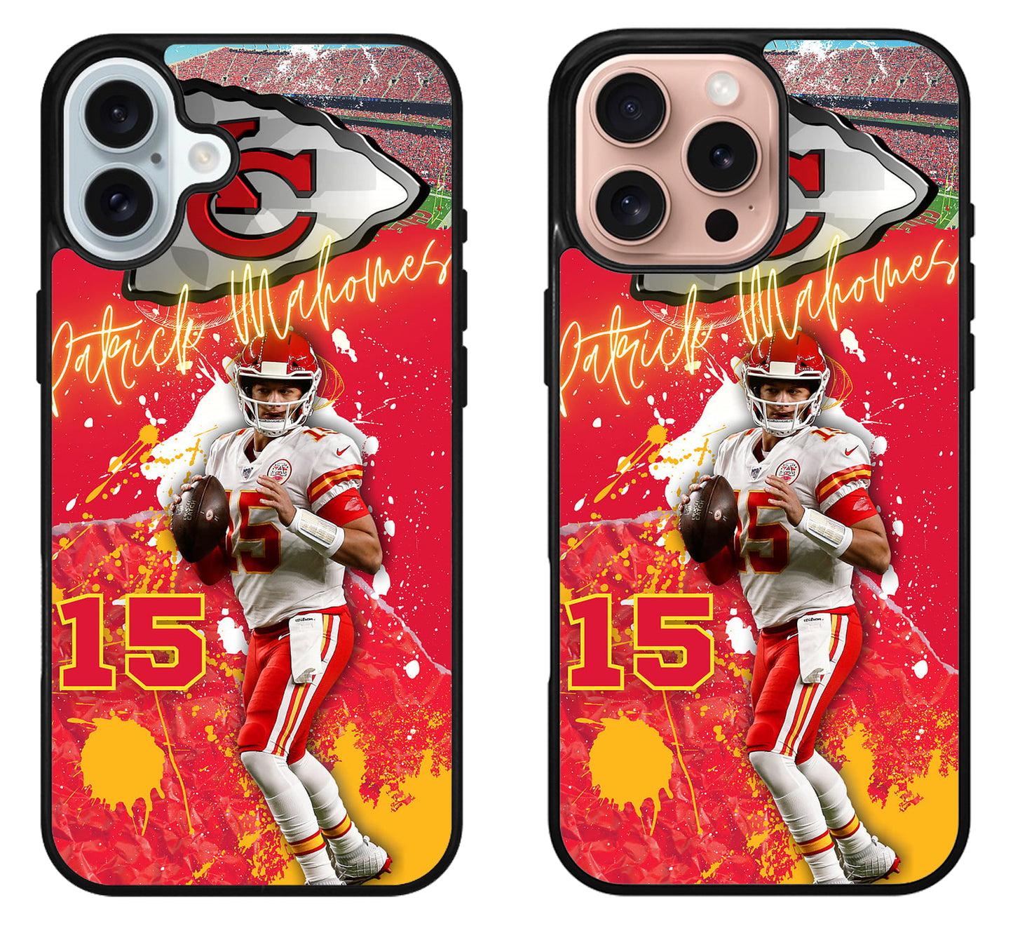 Patrick Mahomes Kc Chiefs Wallpaper iPhone 16 | 16 Plus | 16 Pro | 16 Pro Max Case