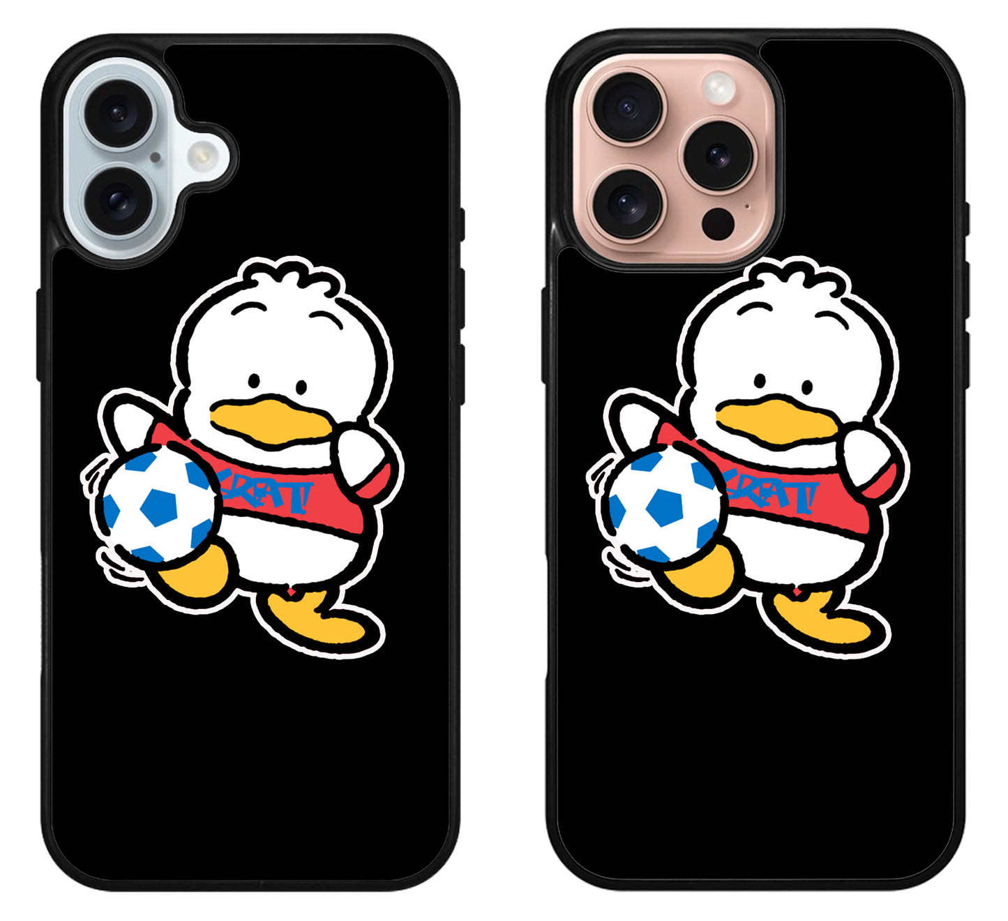 Pekkle Duck Black iPhone 16 | 16 Plus | 16 Pro | 16 Pro Max Case