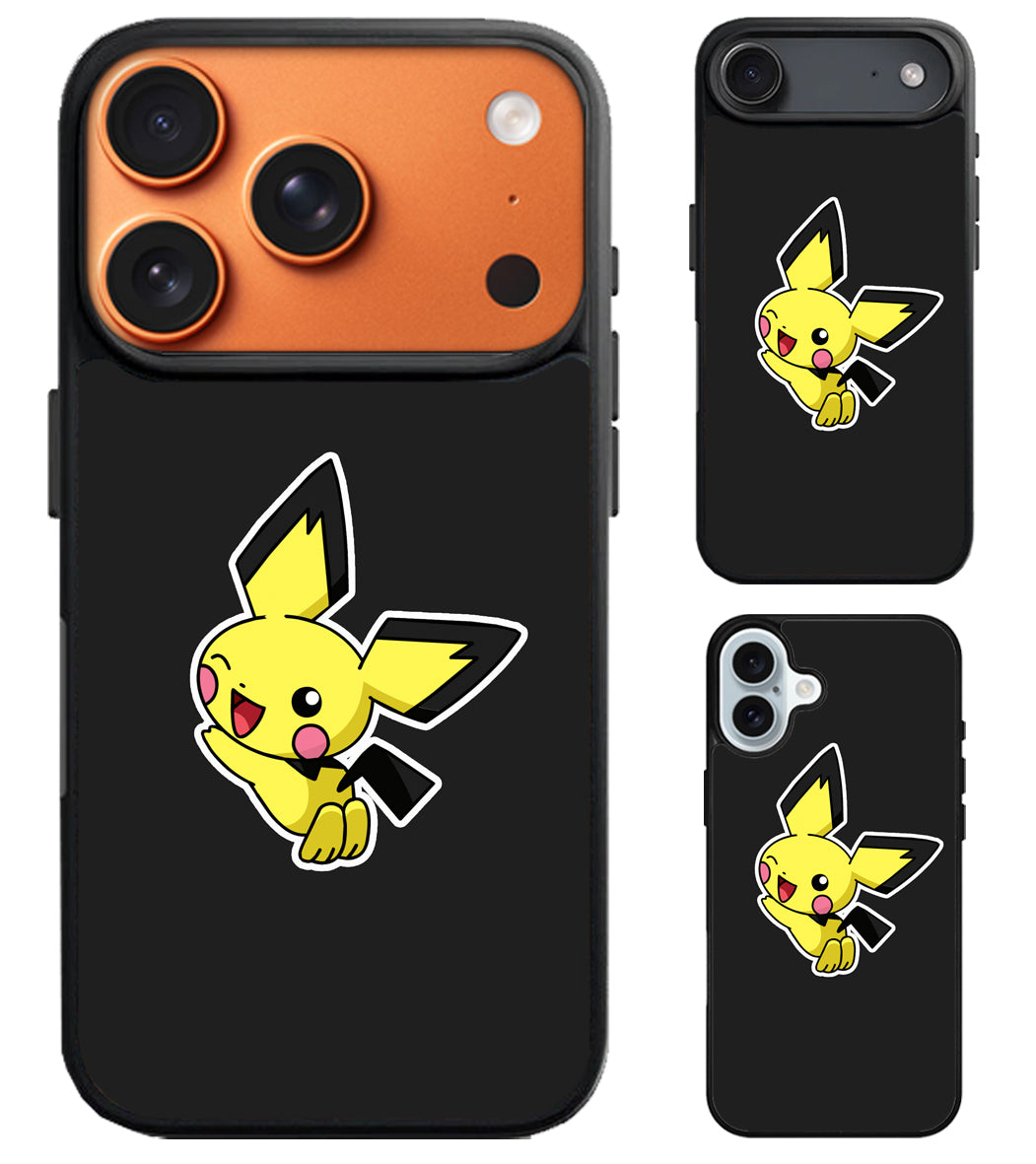 Pichu Pokemon Cover iPhone Air | iPhone 17 | 17 Pro | 17 Pro Max Case