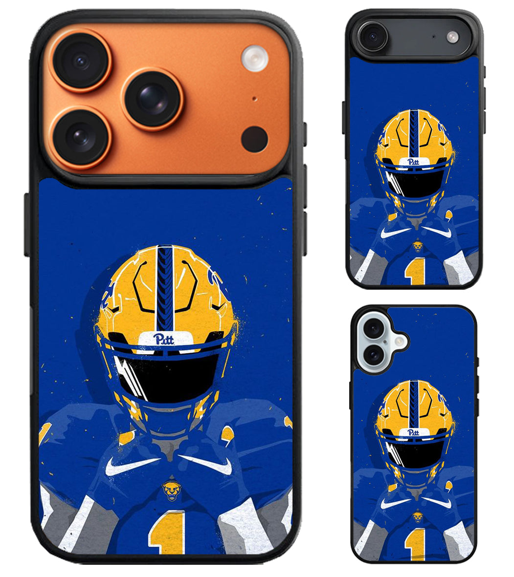 Pittsburgh Panthers football iPhone Air | iPhone 17 | 17 Pro | 17 Pro Max Case