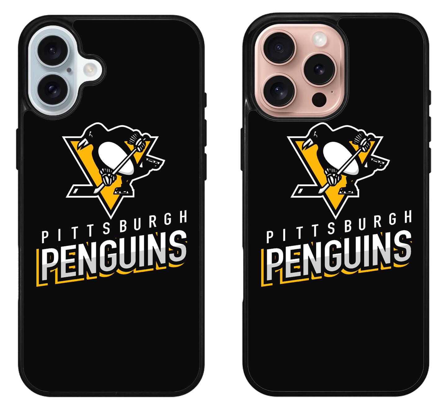 Pittsburgh Penguins Black iPhone 16 | 16 Plus | 16 Pro | 16 Pro Max Case