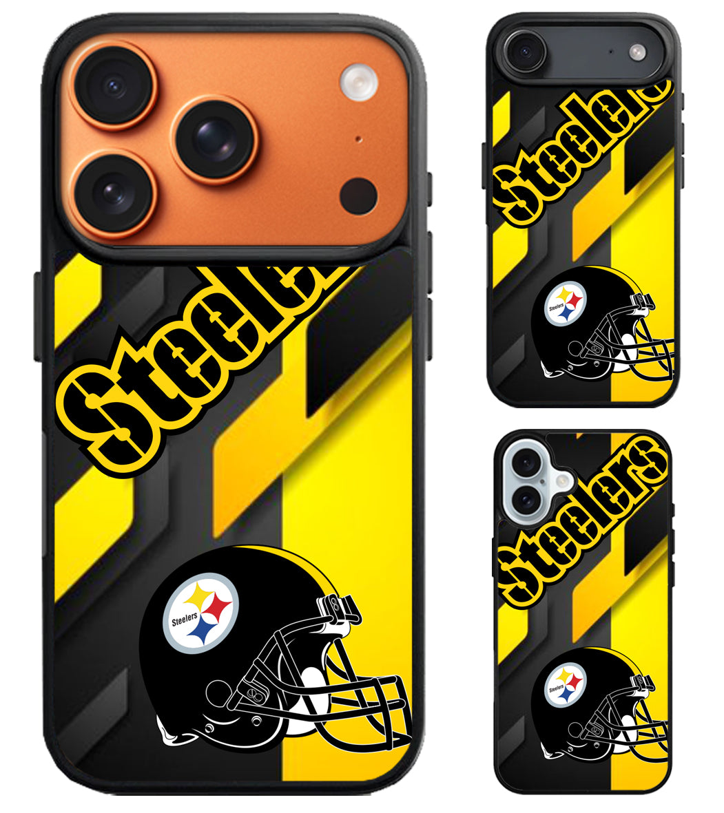 Pittsburgh Steelers Football Cover iPhone Air | iPhone 17 | 17 Pro | 17 Pro Max Case