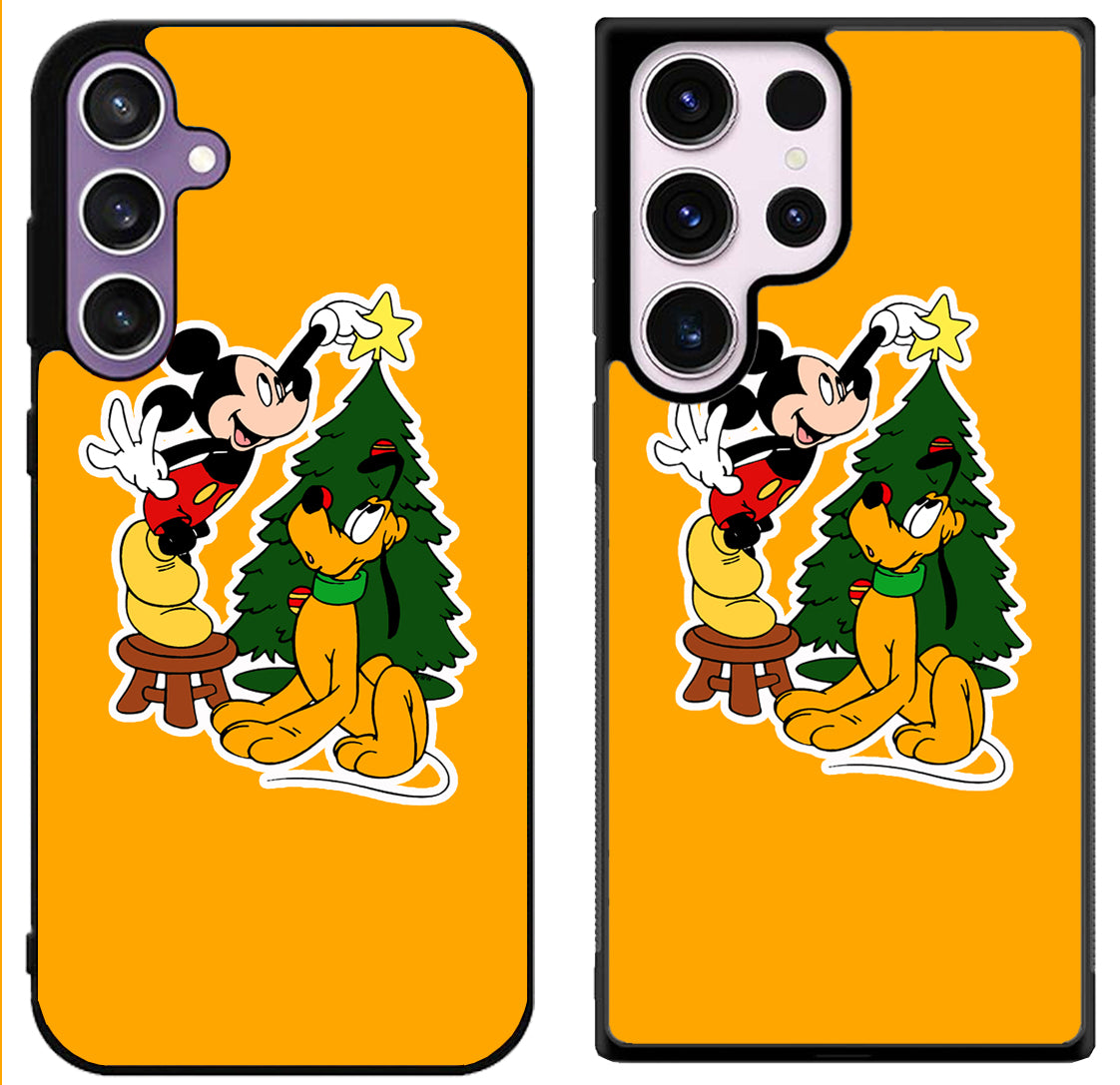 Pluto Mickey Mouse Christmas Samsung Galaxy S24 | S24+ | S24 Ultra Case