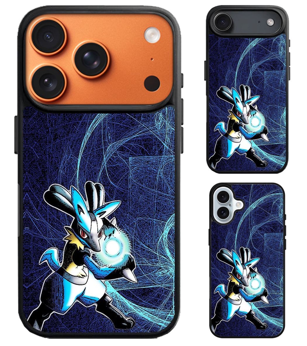 Pokemon Lucario Cool iPhone Air | iPhone 17 | 17 Pro | 17 Pro Max Case