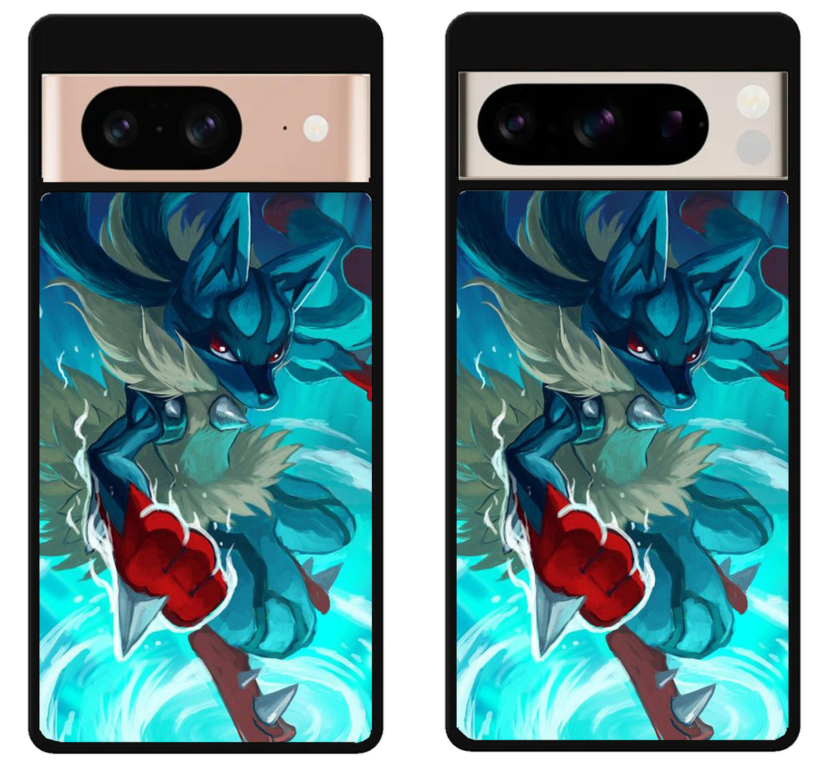 Pokemon Lucario Style Google Pixel 8 | 8 Pro Case
