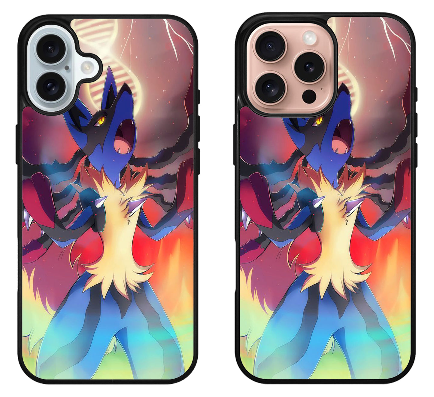 Pokemon Lucario Wallpaper iPhone 16 | 16 Plus | 16 Pro | 16 Pro Max Case