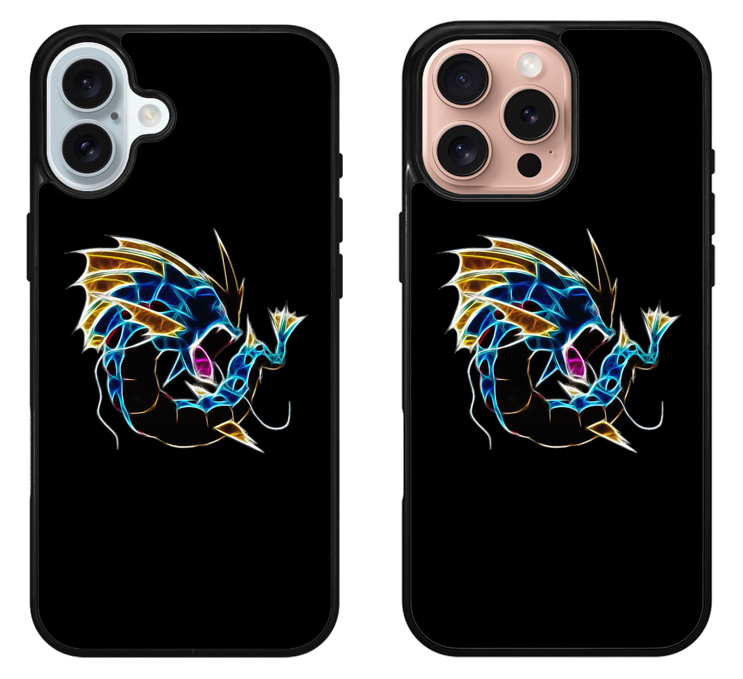 Pokemon gyarados Black in The Dark iPhone 16 | 16 Plus | 16 Pro | 16 Pro Max Case