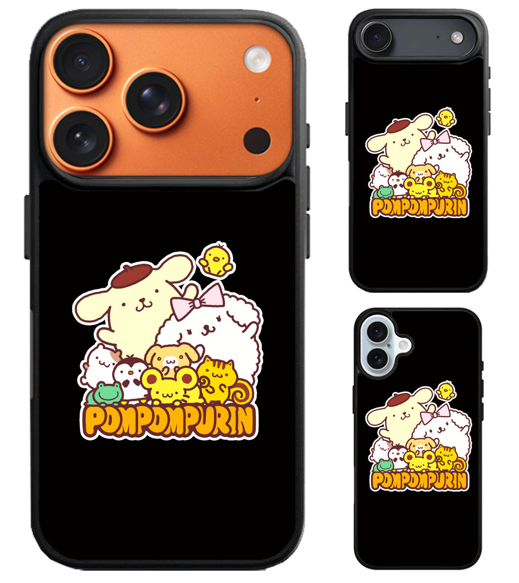 Pompompurin Black iPhone Air | iPhone 17 | 17 Pro | 17 Pro Max Case