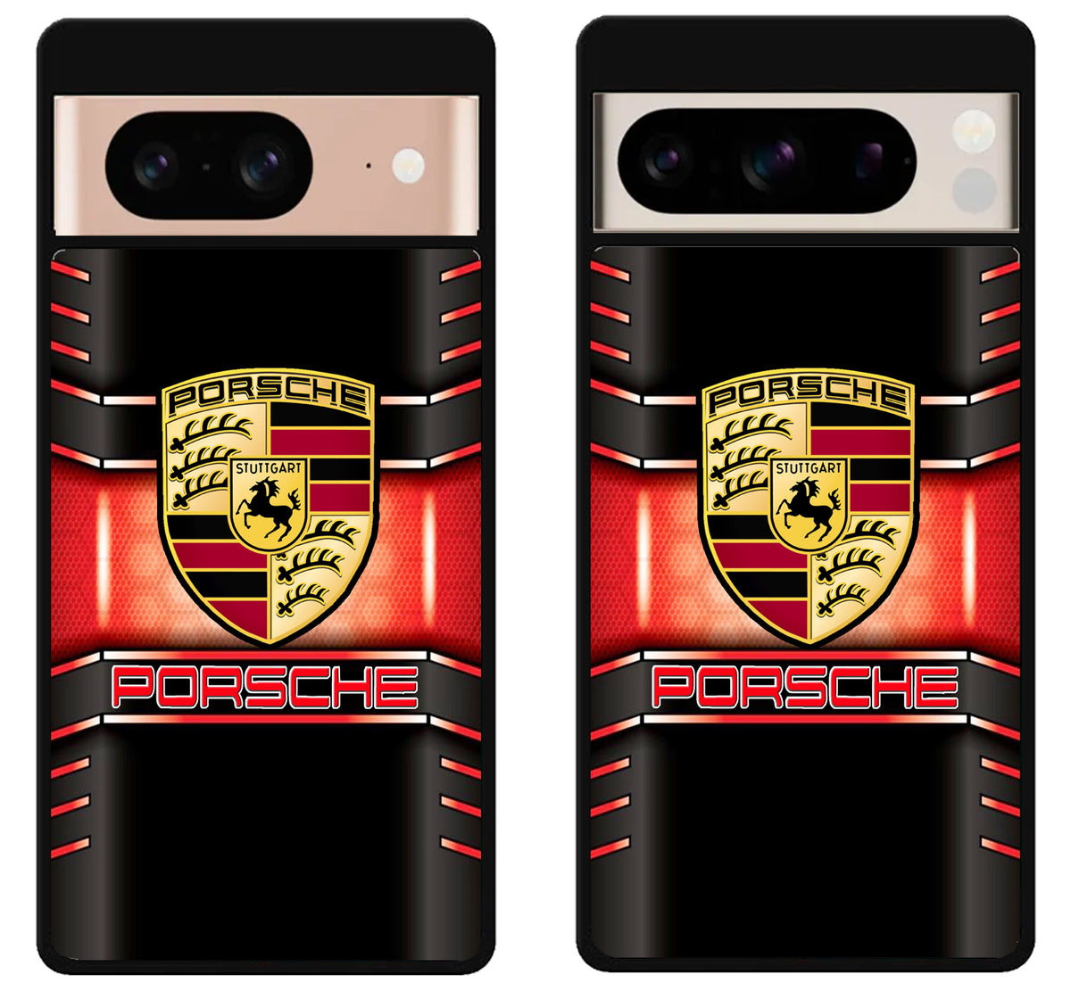 Porsche Logo Metallic Google Pixel 8 | 8 Pro Case