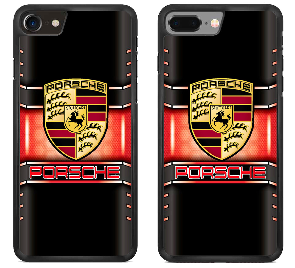Porsche Logo Metallic iPhone 8 | 8 Plus Case