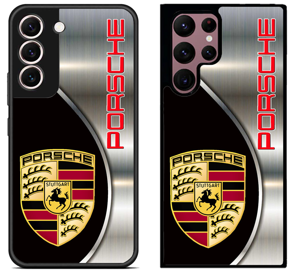 Porsche Metallic Silver Samsung Galaxy S22 | S22+ | S22 Ultra Case