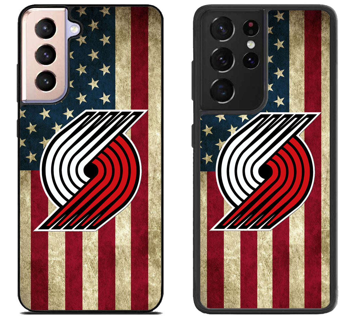 Portland Trail Blazers Logo Flag Samsung Galaxy S21 | S21 FE | S21+ | S21 Ultra Case