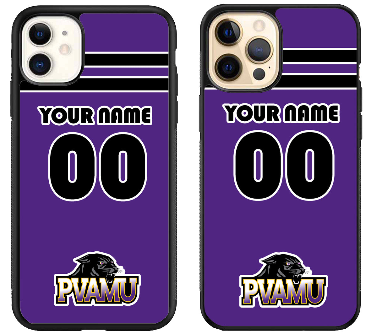 Custom Personalized Prairie View A&M Panthers iPhone 12 | 12 Mini | 12 Pro | 12 Pro Max Case