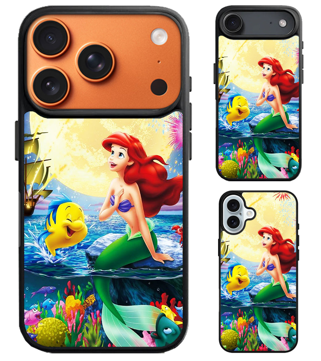 Princess Ariel Mermaid Cute iPhone Air | iPhone 17 | 17 Pro | 17 Pro Max Case