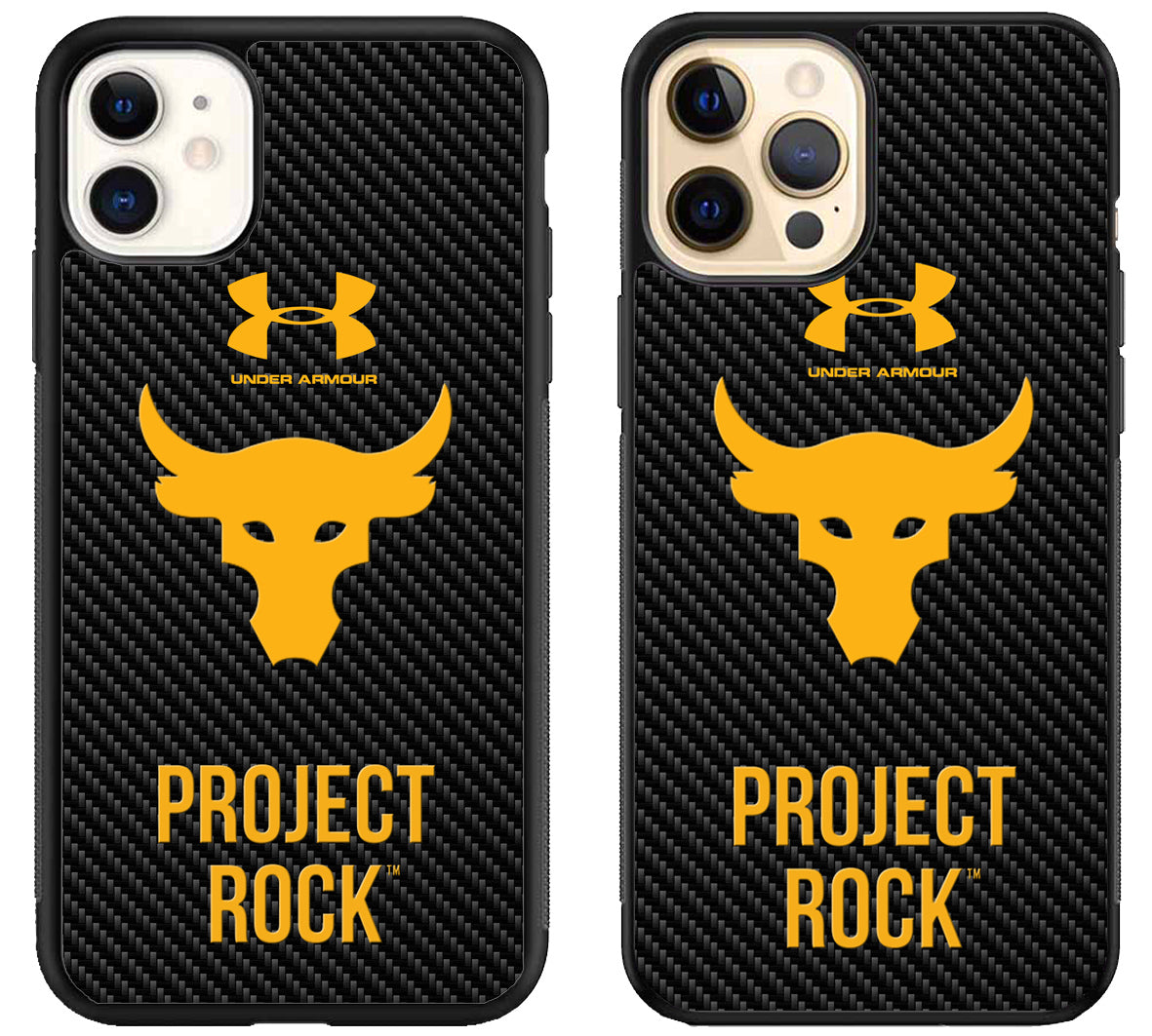 Project Rock UA Carbon iPhone 12 | 12 Mini | 12 Pro | 12 Pro Max Case