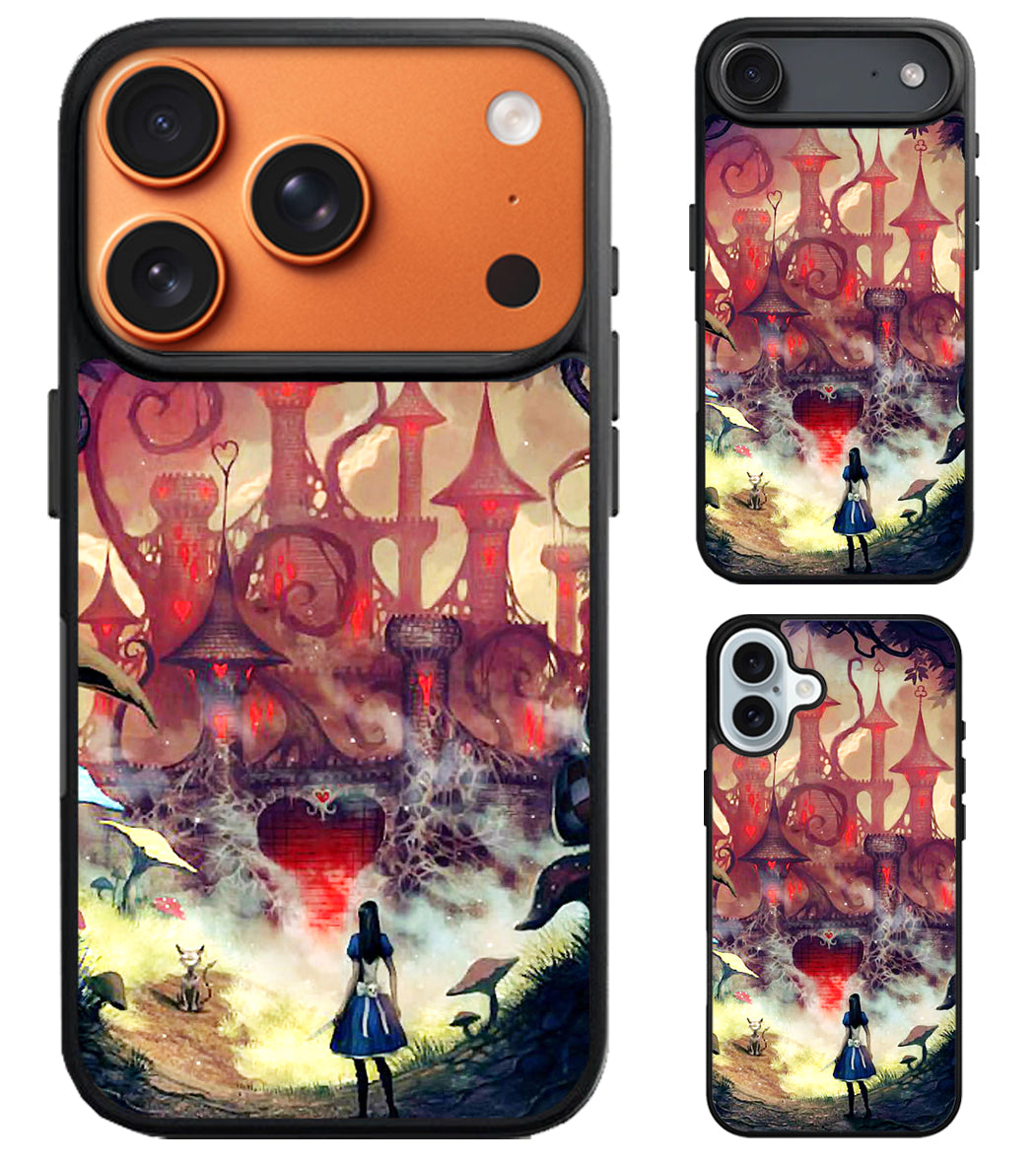 Queen of Hearts Alice In Wonderland iPhone Air | iPhone 17 | 17 Pro | 17 Pro Max Case