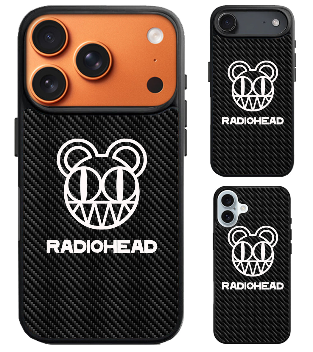Radiohead Logo Carbon iPhone Air | iPhone 17 | 17 Pro | 17 Pro Max Case