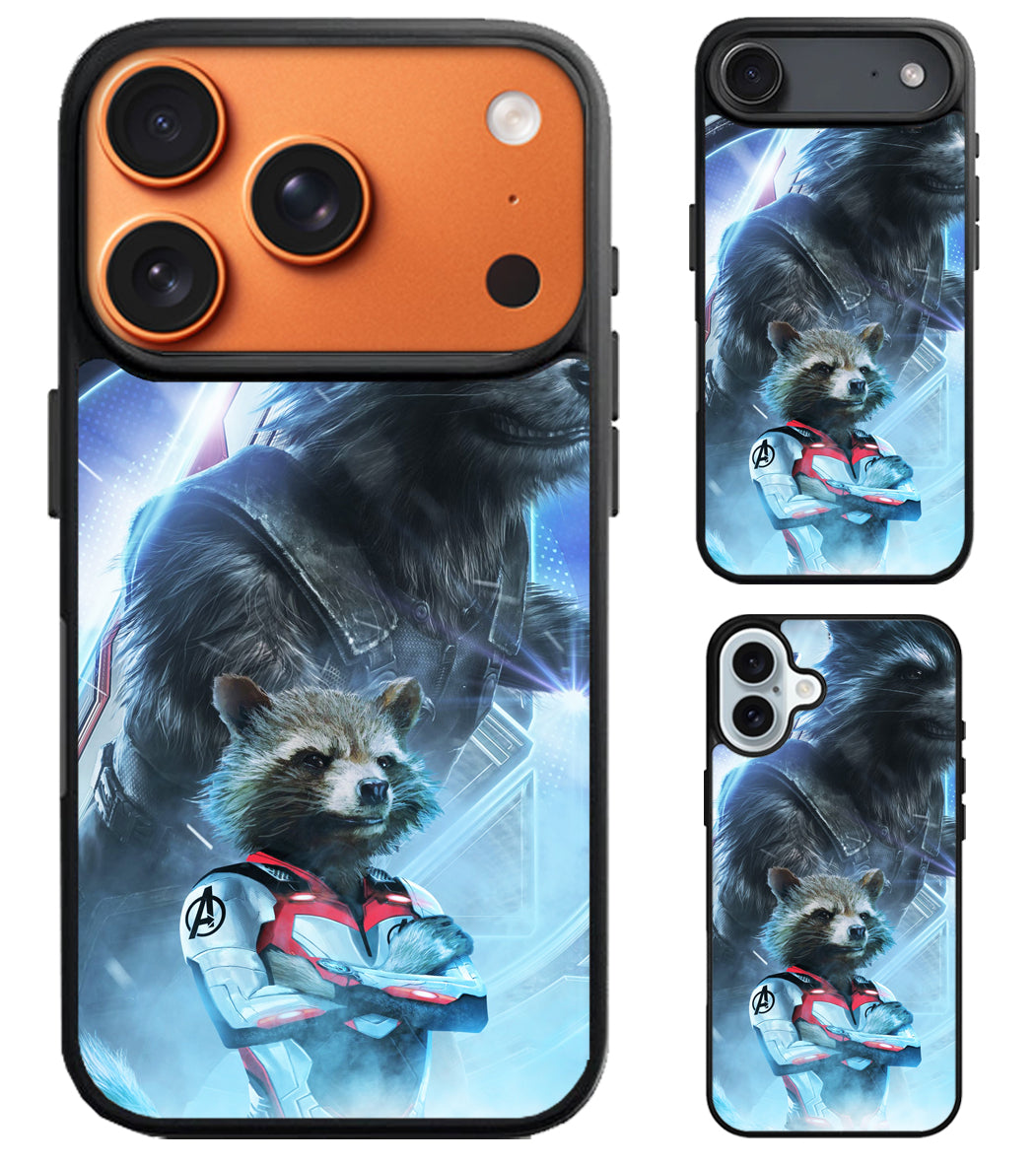 Rocket Raccoon Avenger iPhone Air | iPhone 17 | 17 Pro | 17 Pro Max Case