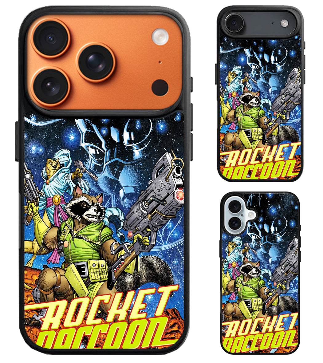 Rocket Raccoon Marvel Cover iPhone Air | iPhone 17 | 17 Pro | 17 Pro Max Case