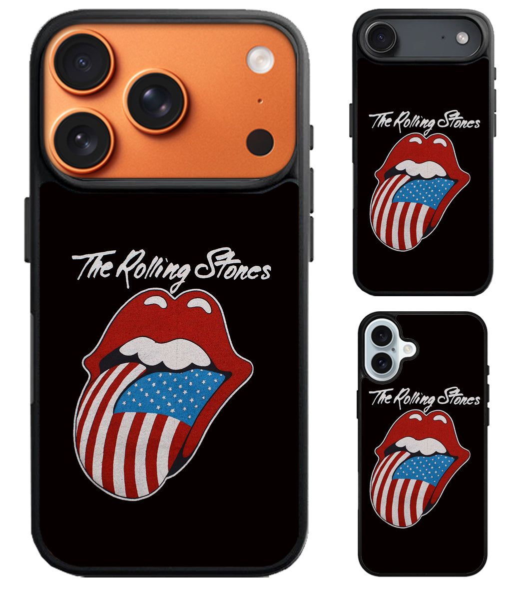 Rolling Stones Black iPhone Air | iPhone 17 | 17 Pro | 17 Pro Max Case