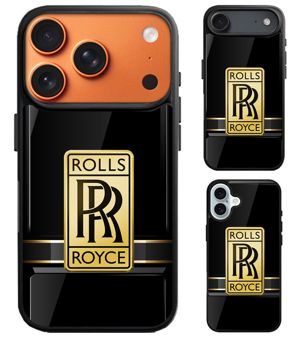 Rolls Royce Gold Metallic iPhone Air | iPhone 17 | 17 Pro | 17 Pro Max Case