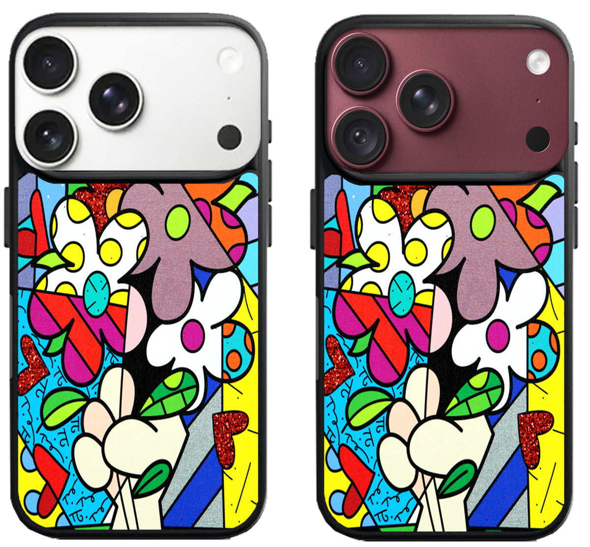 Romero Britto Background iPhone 18 Pro | 18 Pro Max Case