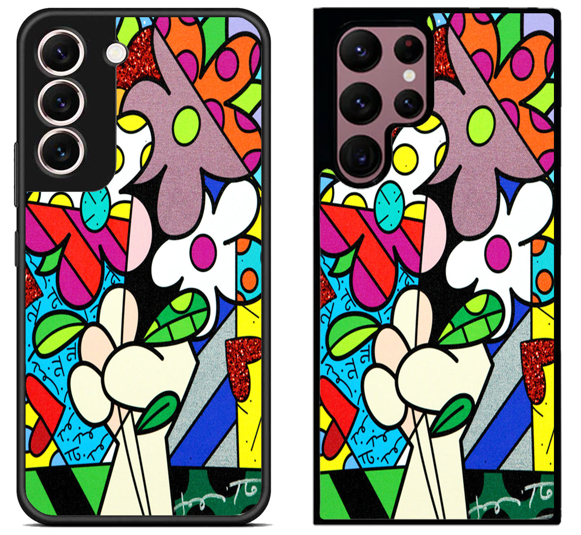 Romero Britto Background Samsung Galaxy S22 | S22+ | S22 Ultra Case