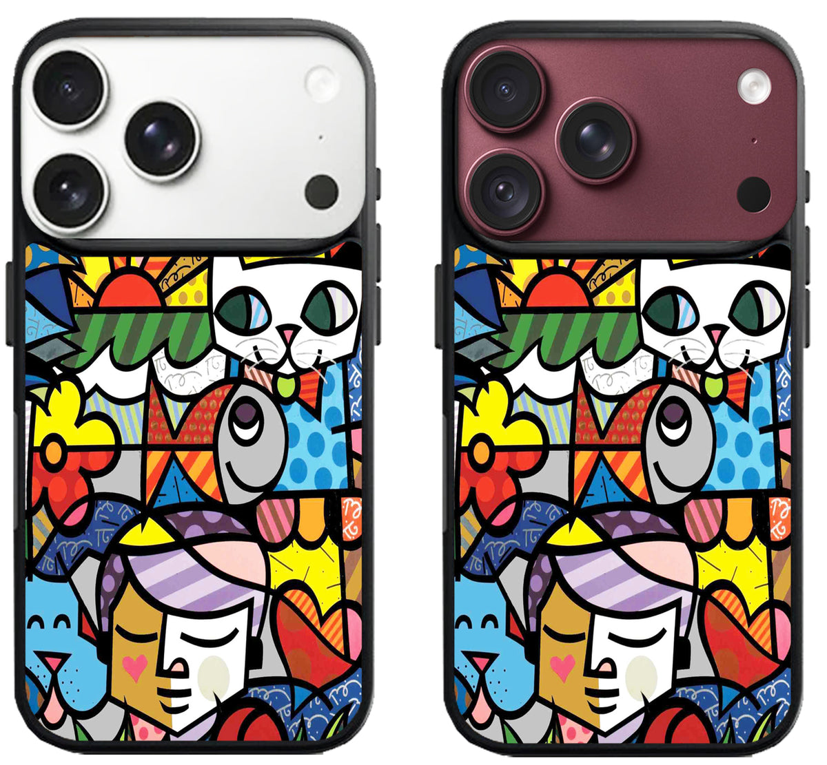 Romero Britto Collage iPhone 18 Pro | 18 Pro Max Case