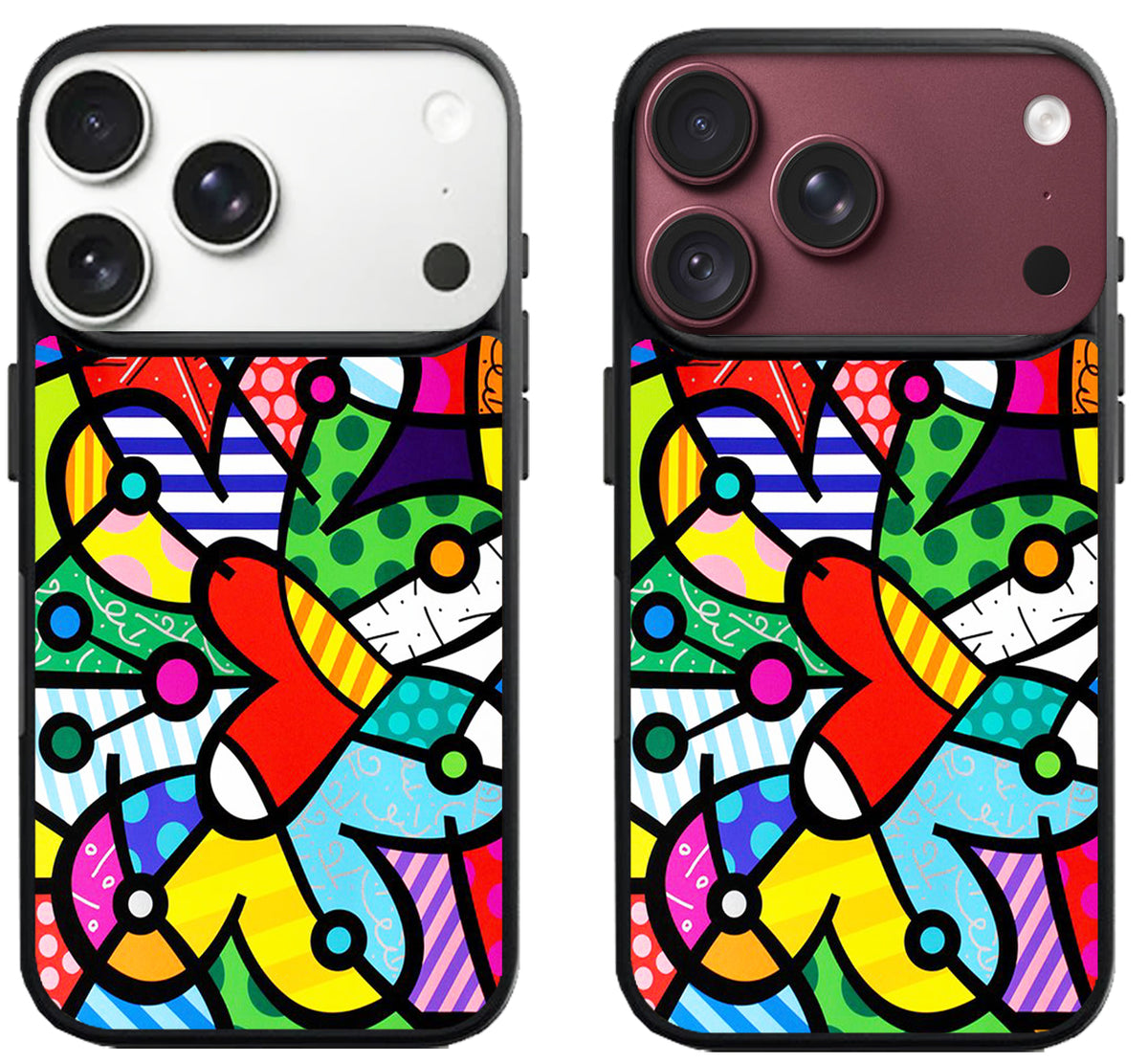 Romero Britto Wallpaper iPhone 18 Pro | 18 Pro Max Case