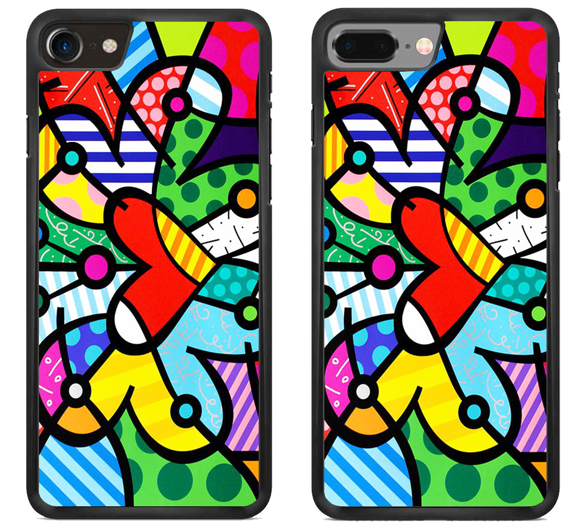 Romero Britto Wallpaper iPhone 8 | 8 Plus Case
