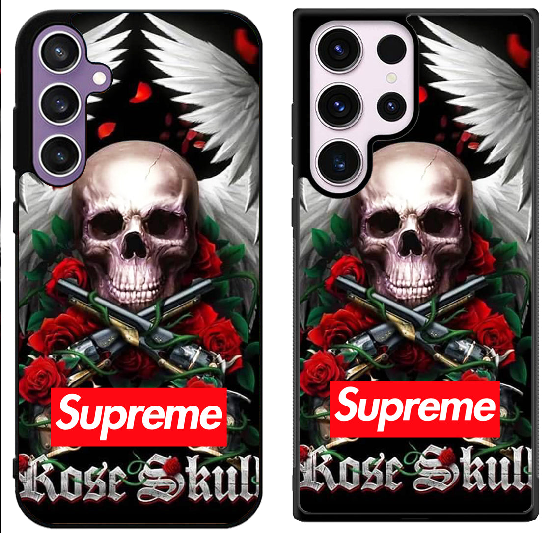 Rose & Skull Samsung Galaxy S24 | S24+ | S24 Ultra Case