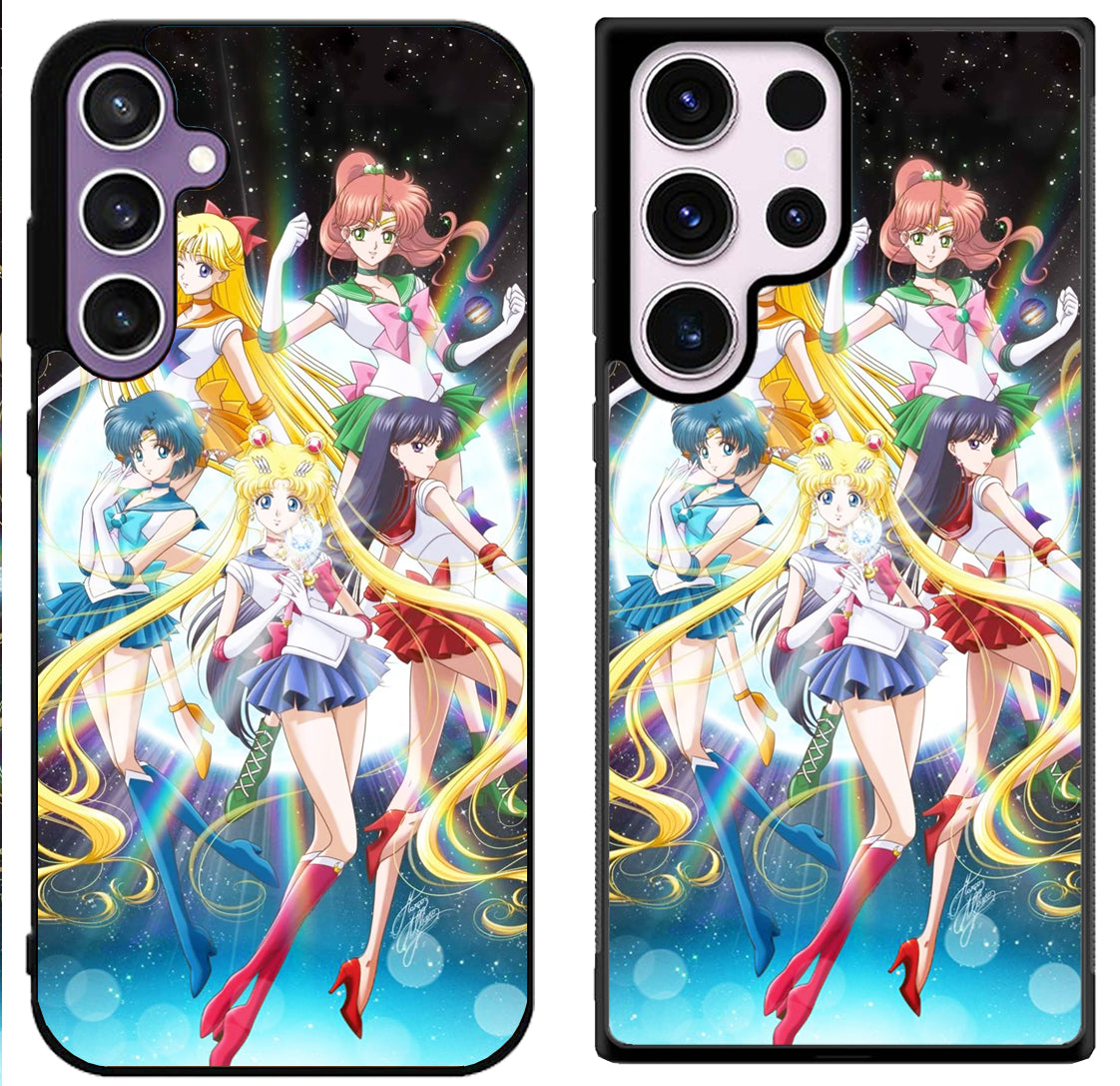 Sailor Moon Wallpaper Samsung Galaxy S24 | S24+ | S24 Ultra Case