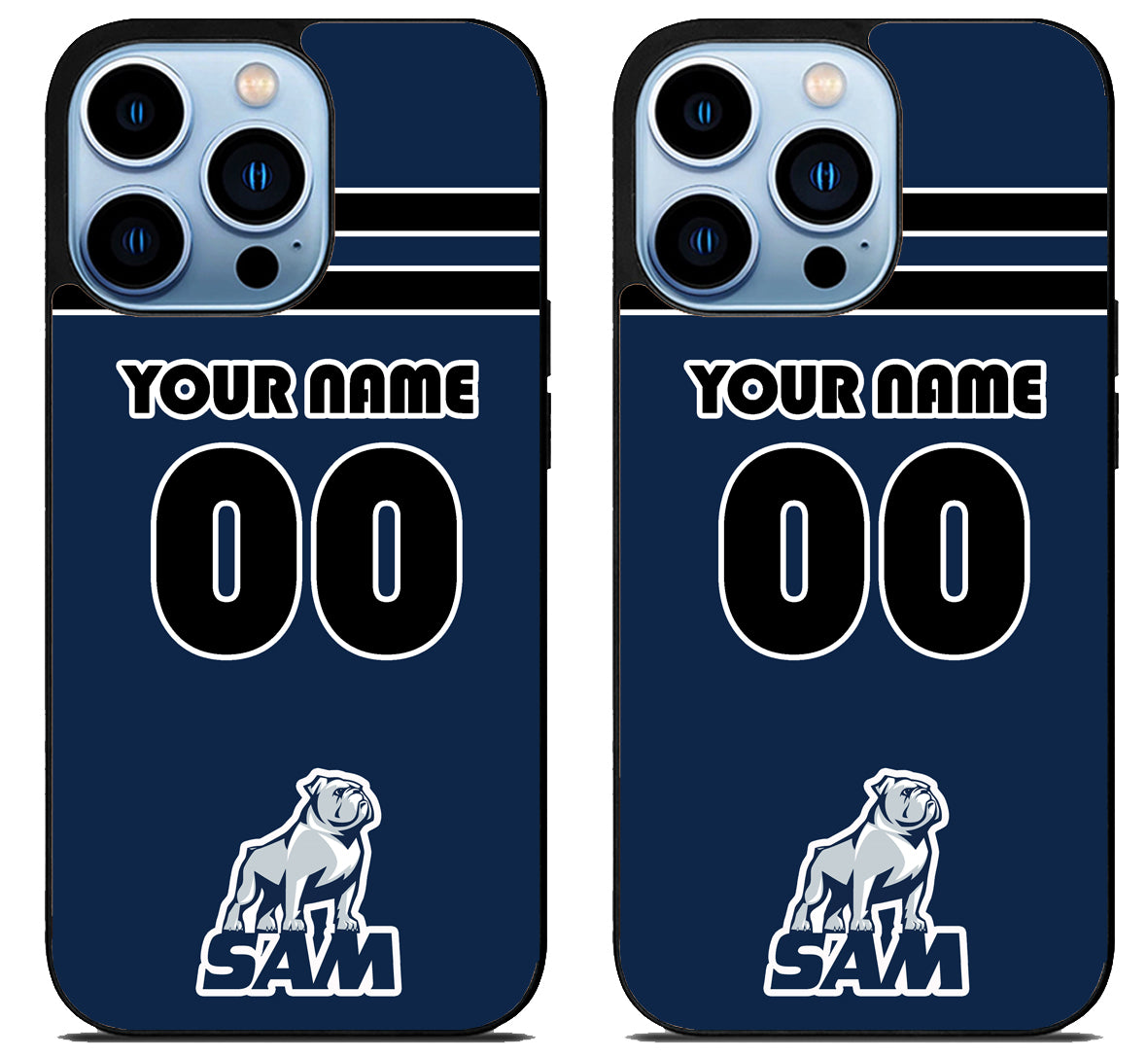 Custom Personalized Samford Bulldogs iPhone 15 Pro | iPhone 15 Pro Max Case