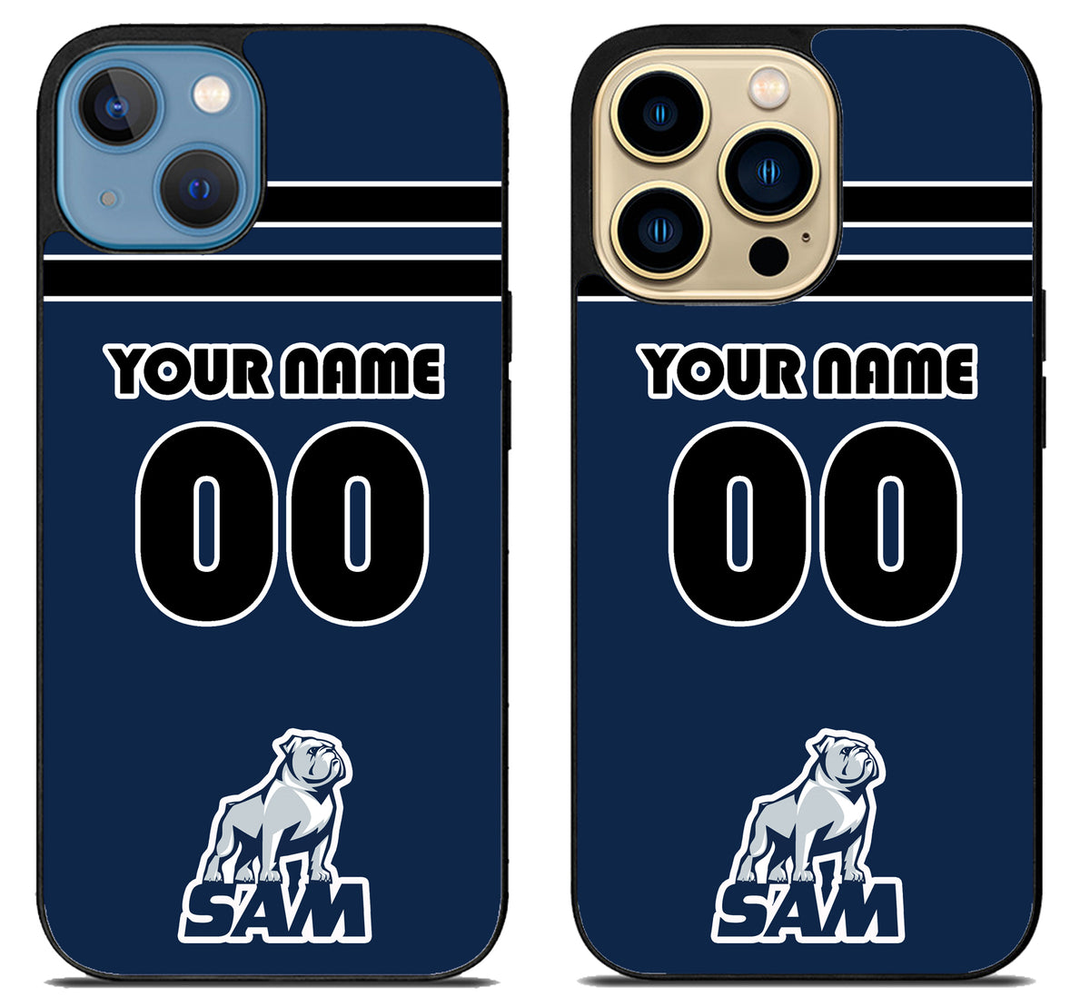 Custom Personalized Samford Bulldogs iPhone 14 | 14 Plus | 14 Pro | 14 Pro Max Case