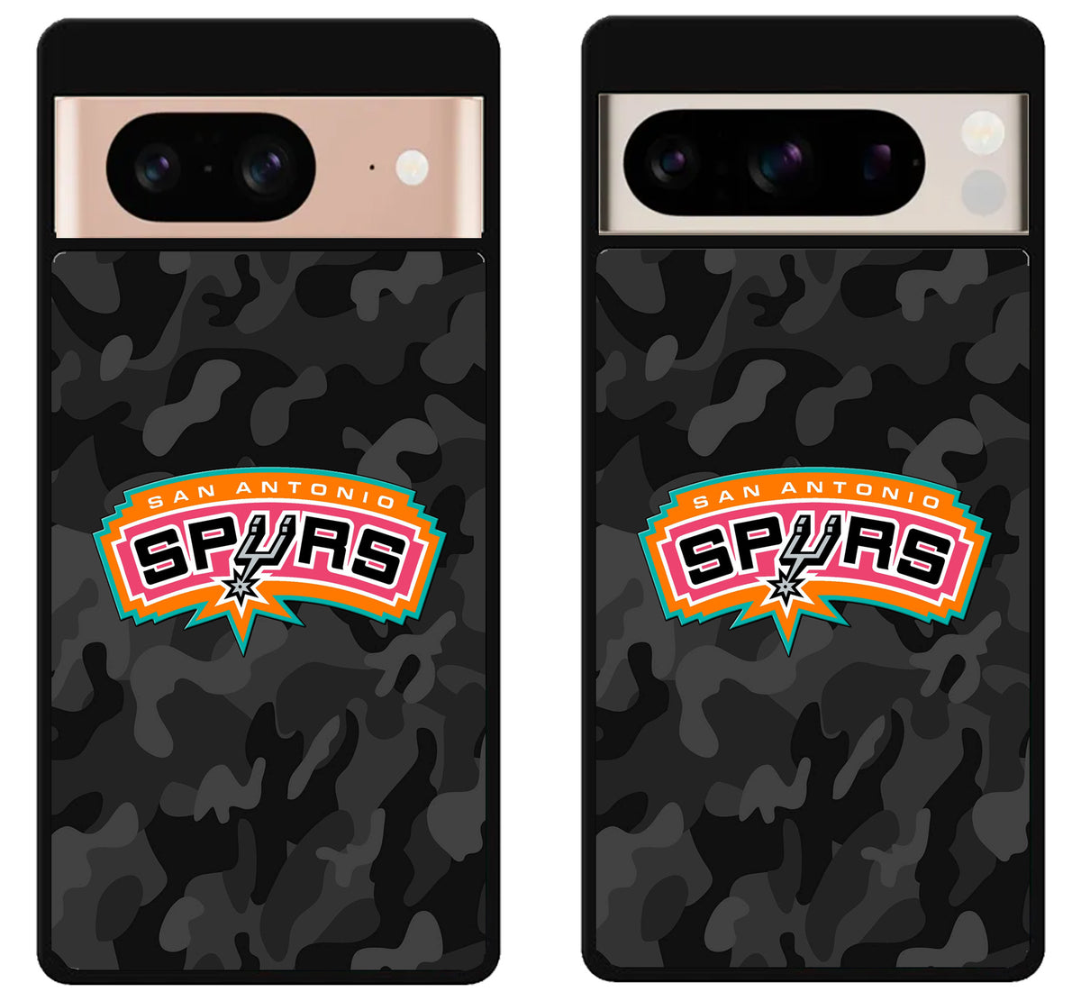 San Antonio Spurs Black Camo Google Pixel 8 | 8 Pro Case